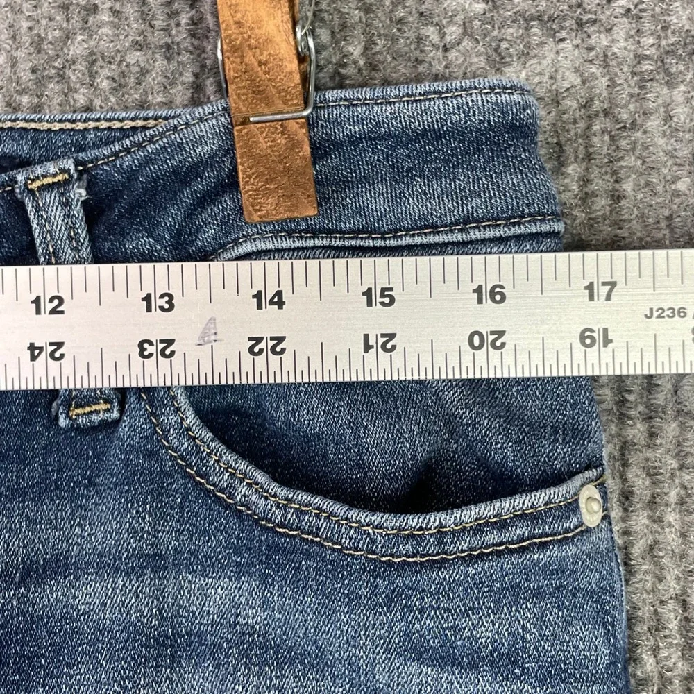 Lucky Brand Skinny Jeans Womens 12/31 Blue Medium Wash Stretch Mid Rise Denim